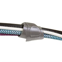 Velcro Strap - Kardborr buntband max Ø40 mm, 3 st/set, grå