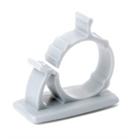 Kabelclips, silver 5st/frp