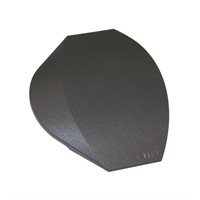 Cable Duct - Ändstycken för mjuk golvlist, B150 mm, grå