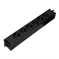Axessline Outlet Strip - 6 socket typ E, GST-18i3
