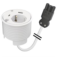 Powerdot 16 - 1 eluttag typ F, 1 USB-C port, 1 USB-A laddare 12W, 2 ka