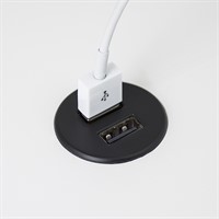 Axessline Micro - 2 USB-A Laddare 10W, Svart