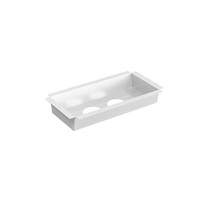 Powerdot Tray 01 - Mounting tray for 2 Powerdots, white