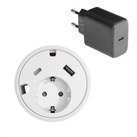 Powerdot 16 Kit 65 - PD16 typ F inklusive  65W laddare, vit