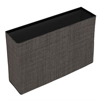 Cable Bag 02 - Vävd textilpåse inklusive bottenplatta, stor, grå