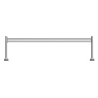 Toolbar, enkel skena inkl. stolpar, för bord 1800 mm